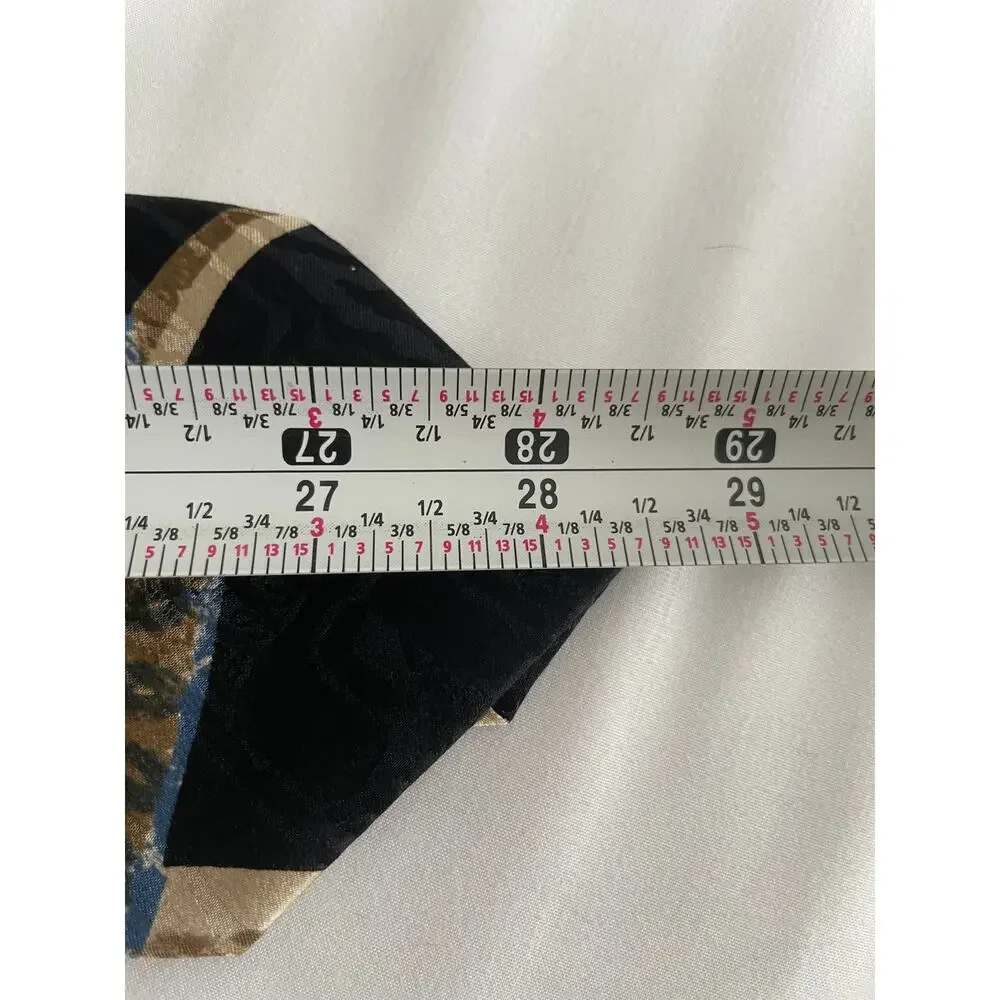 Vintage Carlo Palazzi 100% Silk Hand Made Tie Abstract pattern 57